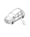 2010 Chrysler PT Cruiser Air Bag Diagram - 4645986AC