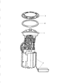 Chrysler Aspen Fuel Level Sensor Diagram - 68048590AA