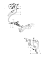 2002 Dodge Dakota Power Steering Hose Diagram - 52038945