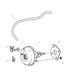 Chrysler PT Cruiser Brake Booster Diagram - 5142499AA