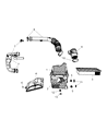 Chrysler Sebring Air Filter Box Diagram - 68022259AA