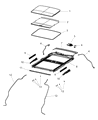 2017 Dodge Challenger Sunroof Diagram - 68301072AA