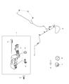 Jeep Renegade Windshield Washer Nozzle Diagram - 68256068AA