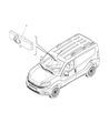 2020 Ram ProMaster City Car Mirror Diagram - 1ZR38JXWAA