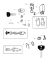 Dodge Ram Van Ignition Lock Assembly Diagram - 5016567AA