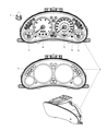 2005 Jeep Liberty Instrument Cluster Diagram - 56010650AF