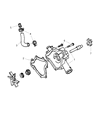 1999 Dodge Ram Wagon Water Pump Diagram - 53021018AB