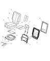 2008 Chrysler Pacifica Seat Heater Diagram - 4610103AB