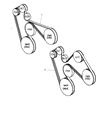 Dodge Durango Drive Belt Diagram - 53032125AD