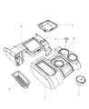 Ram 4500 Center Console Base Diagram - 1EB18DX9AB