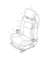 Chrysler Sebring Seat Cushion Diagram - YC041DVAA