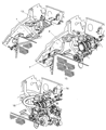 2003 Jeep Grand Cherokee A/C Hose Diagram - 55116560AD