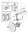 2006 Dodge Caravan Brake Disc Diagram - 5019981AB