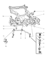 Dodge Ram 1500 Sway Bar Link Diagram - V2038665