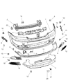 Dodge Journey Bumper Diagram - 68034179AE