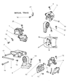 Chrysler Sebring Engine Mount Diagram - 4573778AC