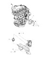 Jeep Liberty Engine Mount Bracket Diagram - 52125232AD