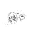 Chrysler Aspen Steering Wheel Diagram - 1GK181DBAA