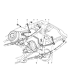 Dodge Durango Sway Bar Bushing Diagram - 52106279AA