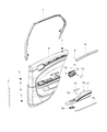 2017 Chrysler 300 Armrest Diagram - 1XX011C3AB