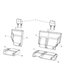 2011 Dodge Nitro Seat Cover Diagram - 1TZ51JDYAA