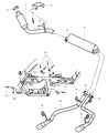 Chrysler Prowler Catalytic Converter Diagram - 4815993AE