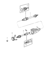 Chrysler Cirrus Axle Shaft Diagram - 4593449AA