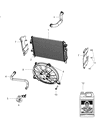 Dodge Journey Engine Cooling Fan Diagram - 68038241AA