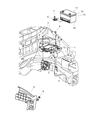 Chrysler Battery Terminal Diagram - 5161306AA