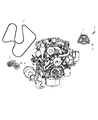 Jeep Commander Alternator Diagram - 5170748AA
