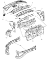 Dodge Durango Radiator Support Diagram - 55362307AB