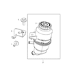 Jeep Wrangler Power Steering Reservoir Diagram - 52126151AF