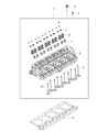 2017 Dodge Viper Cylinder Head Diagram - 5037711AG