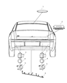 Jeep Commander Parking Assist Distance Sensor Diagram - 5HX08TZZAA