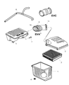Jeep Grand Cherokee Air Filter Box Diagram - 5018322AA