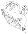 1994 Dodge Viper Door Hinge Diagram - 5245109