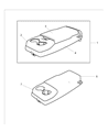 2019 Dodge Charger Armrest Diagram - 5ZC54MBBAA