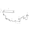 Jeep Transmission Oil Cooler Hose Diagram - 68283400AC