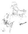 Jeep Clutch Master Cylinder Diagram - 52109746AA