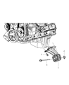 Jeep Commander Engine Mount Diagram - 52090305AG