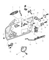 Chrysler Door Check Diagram - 4658466AB