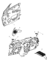 2010 Chrysler PT Cruiser Car Speakers Diagram - 5091040AA