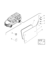 2015 Ram ProMaster City Door Seal Diagram - 68228894AA