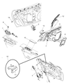 Dodge Viper Window Regulator Diagram - 4865611AE