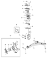 Jeep Steering Knuckle Diagram - 68088498AB