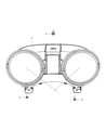 2012 Dodge Durango Instrument Cluster Diagram - 5172603AL