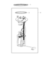 Ram Fuel Level Sensor Diagram - 68210306AA