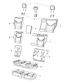 Jeep Compass Armrest Diagram - 5VE52LTUAB
