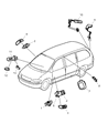 Chrysler Door Lock Switch Diagram - SE501J3AC