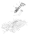 Dodge Caravan Catalytic Converter Diagram - 4682561AB